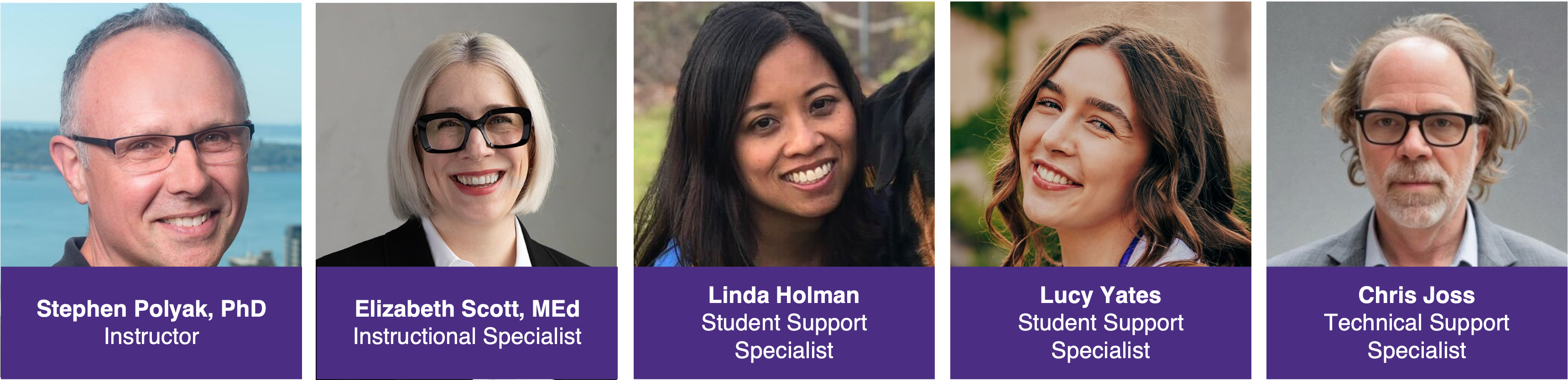 Instructors: Stephe Polyak, PhD Support: dlmp-cert@uw.edu